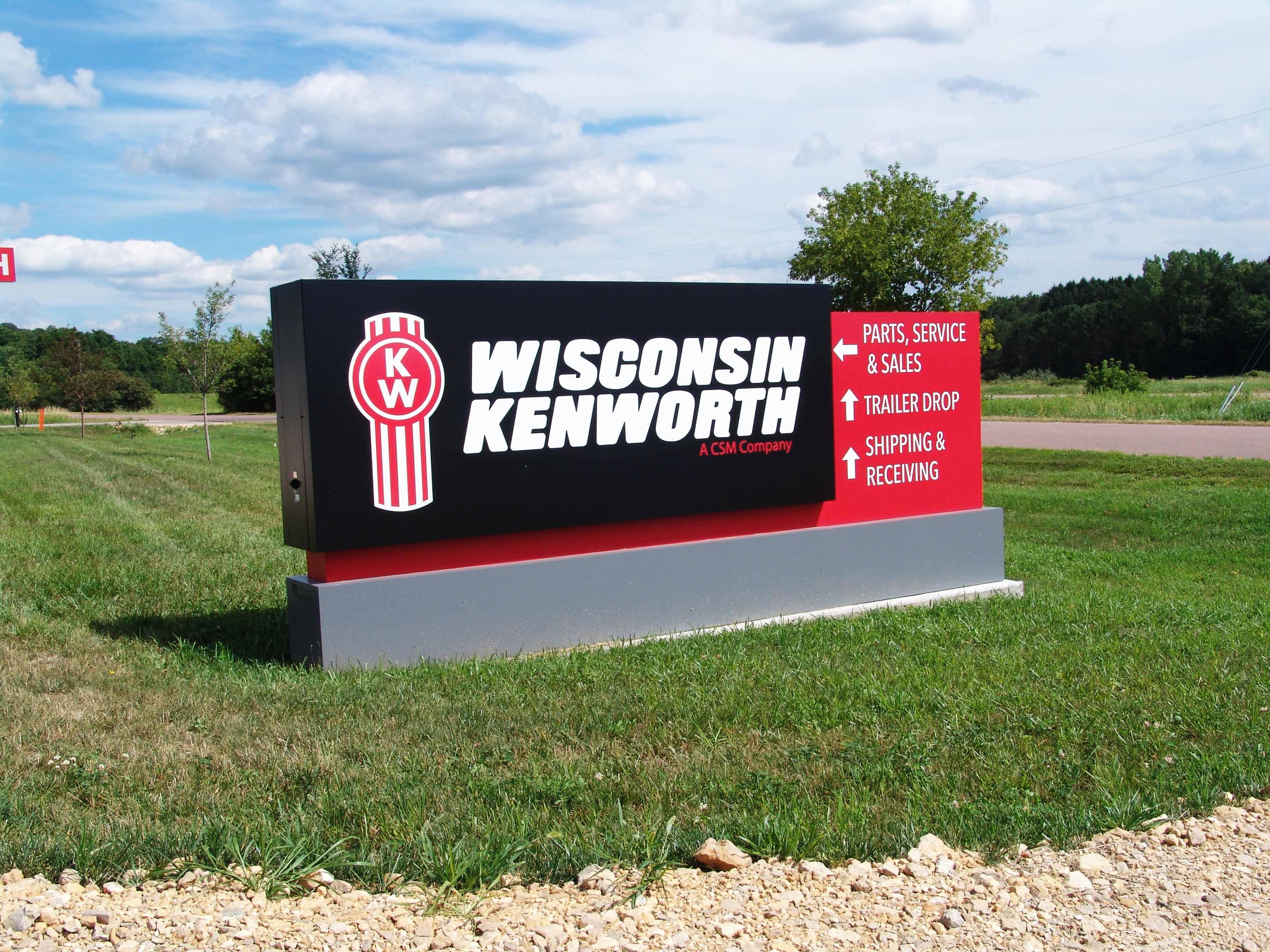 Wisconsin Kenworth Sign Project La Crosse Sign Group